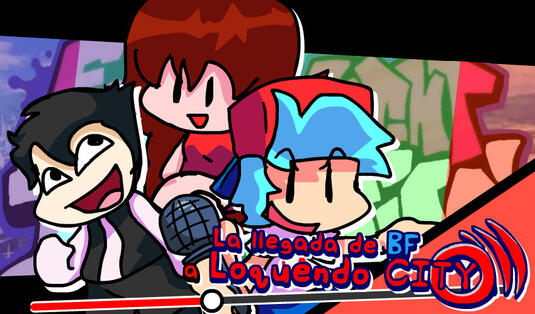 La llegada de BF a Loquendo City / FNF